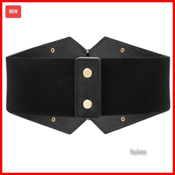 Leather Corset Belt Wide Waist Belt Renaissance Costume Accessory main image 5